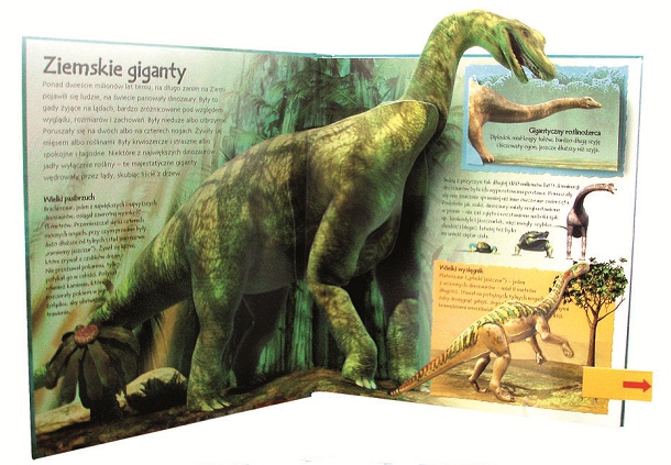 dinozaury 3d książka dla dzieci