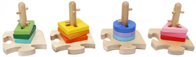 układanka drewniana dla dzieci Creative Peg Puzzle