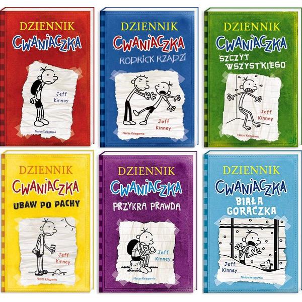 Dziennik Cwaniaczka seria książek dla dzieci