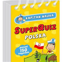 Kapitan Nauka SuperQuiz POLSKA książka z ciekawostkami