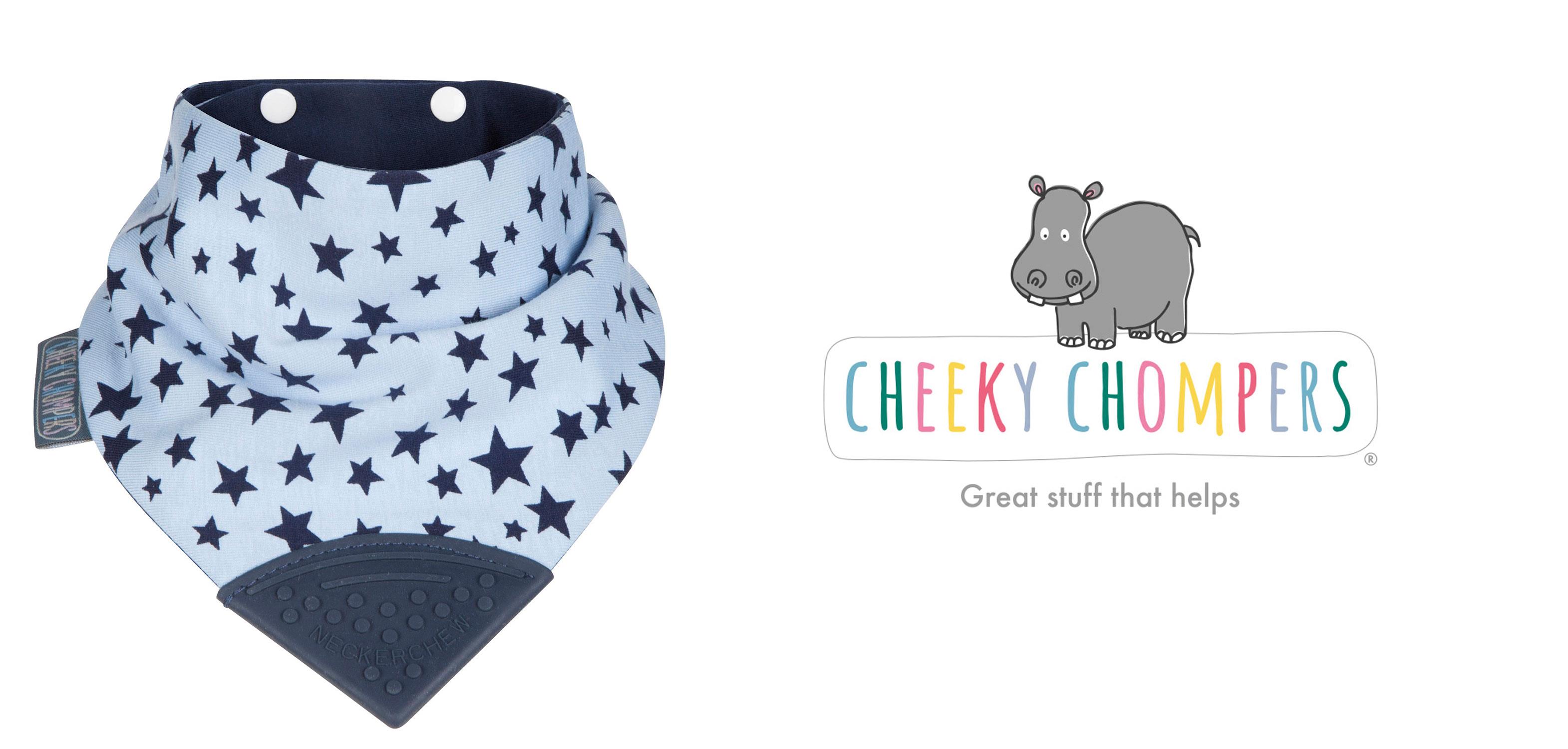 Śliniaczek z gryzaczkiem Cheeky Chompers