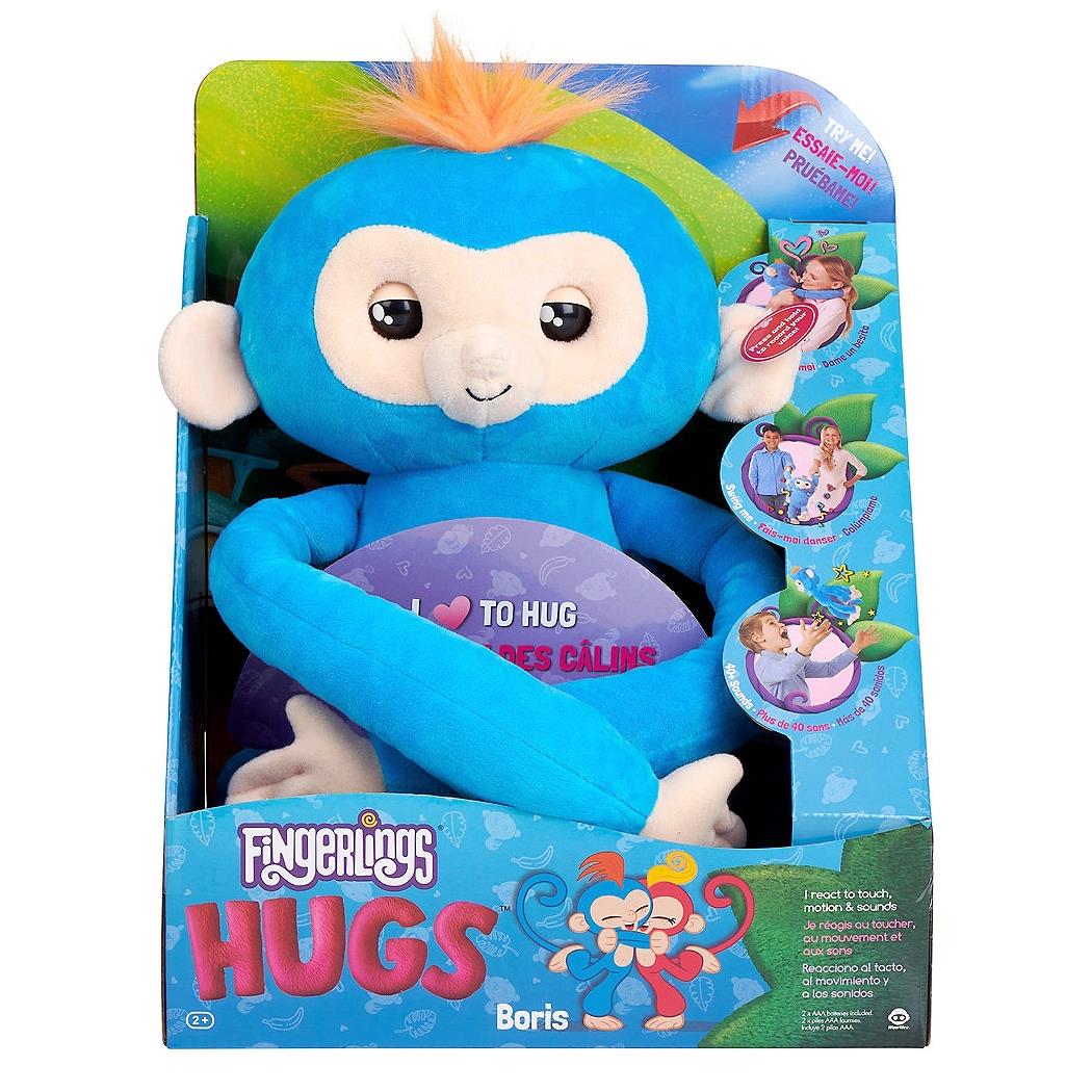 Fingerlings Hugs, interaktywna małpka, 30 cm