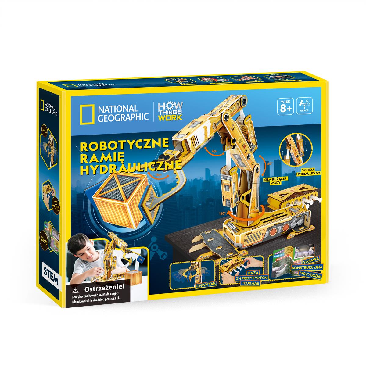 National Geographic Robotyczne ramię hydrauliczne