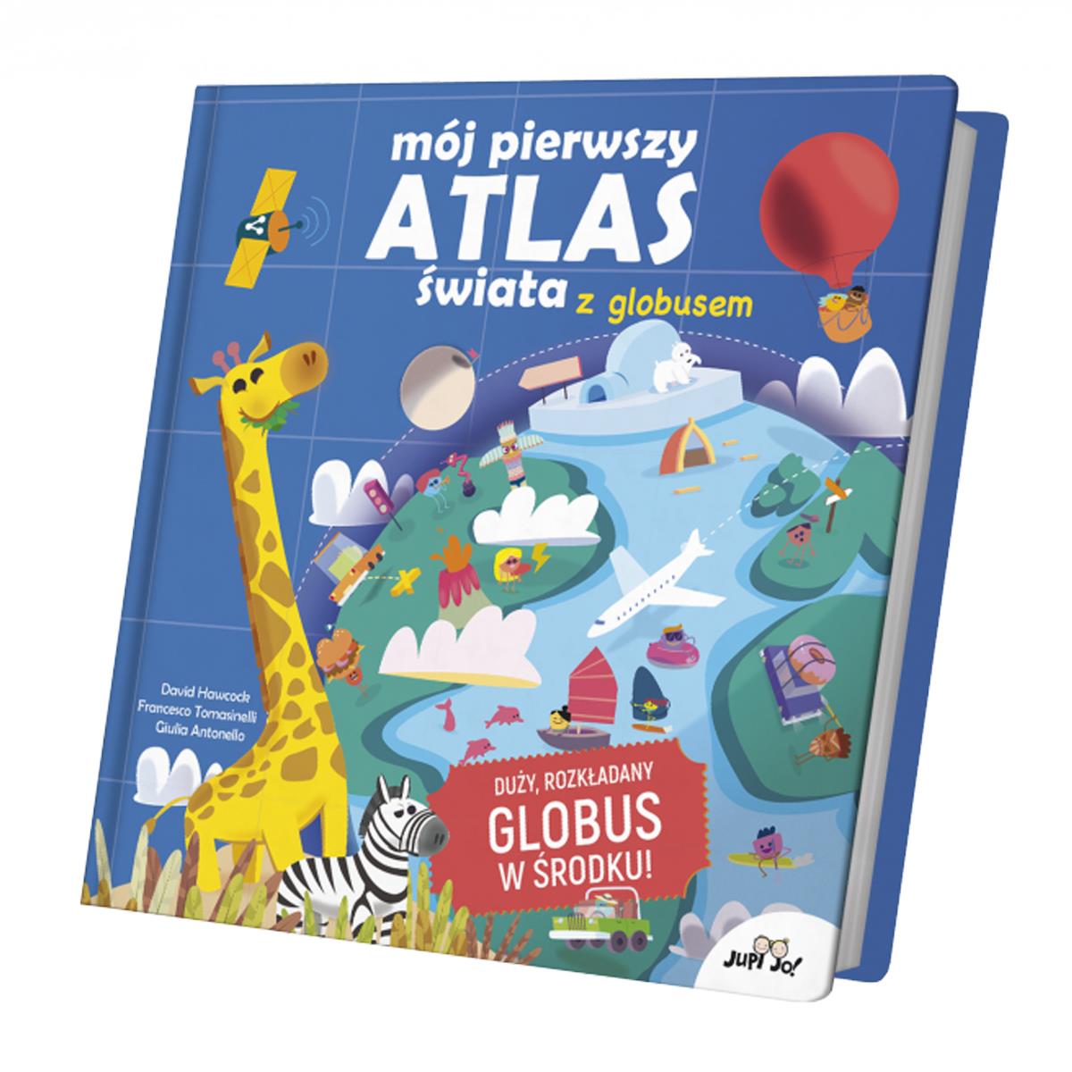 Mój pierwszy atlas świata z globusem (marka Jupi jo)