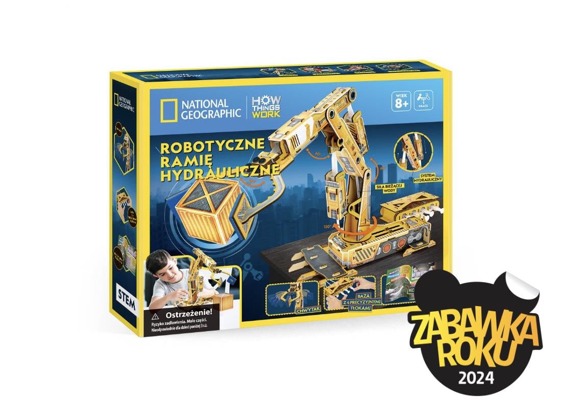 National Geographic Robotyczne ramię hydrauliczne