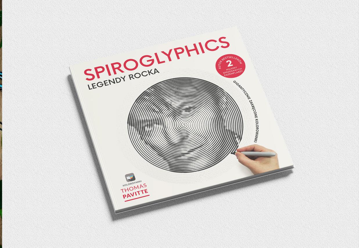 Spiroglyphics – Legendy Rocka. Zakręcone kolorowanki.