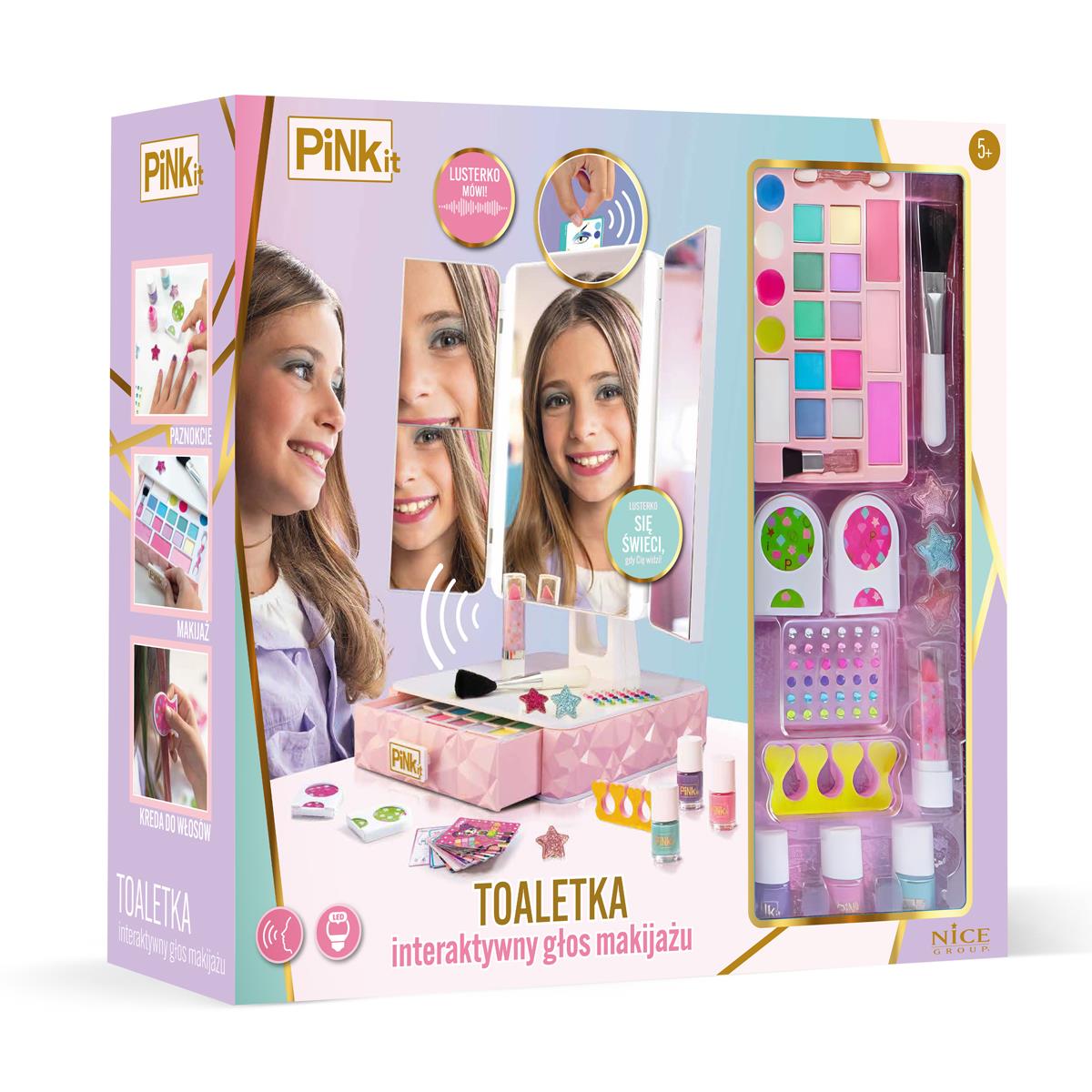 Toaletka - interaktywny głos makijażu