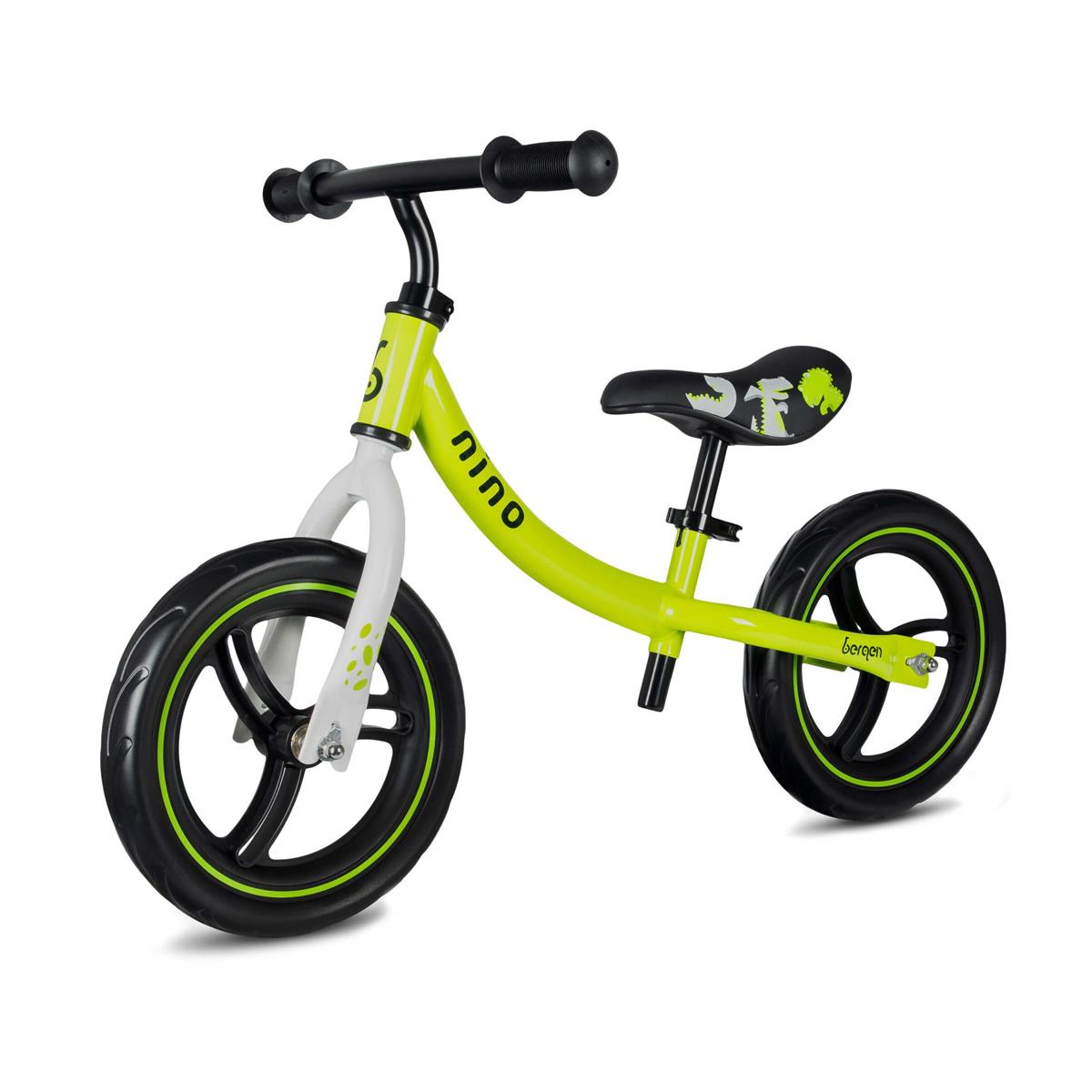 Rowerek biegowy Bergen Nino limonkowy
