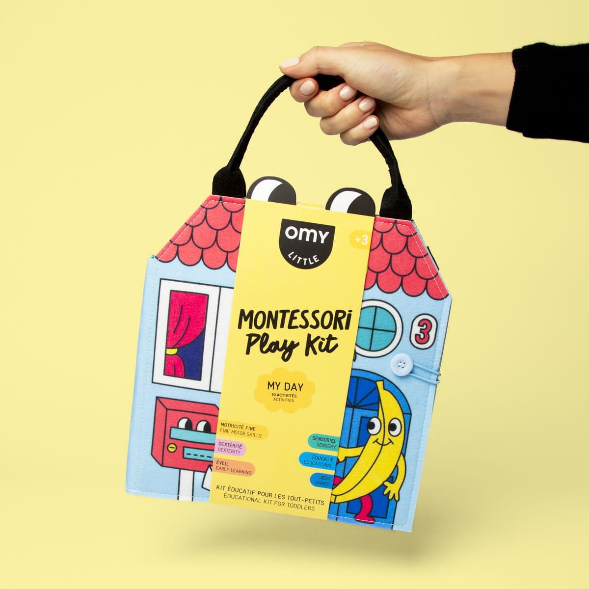 Montessori miękka książeczka aktywizująca - Mój Dzień 