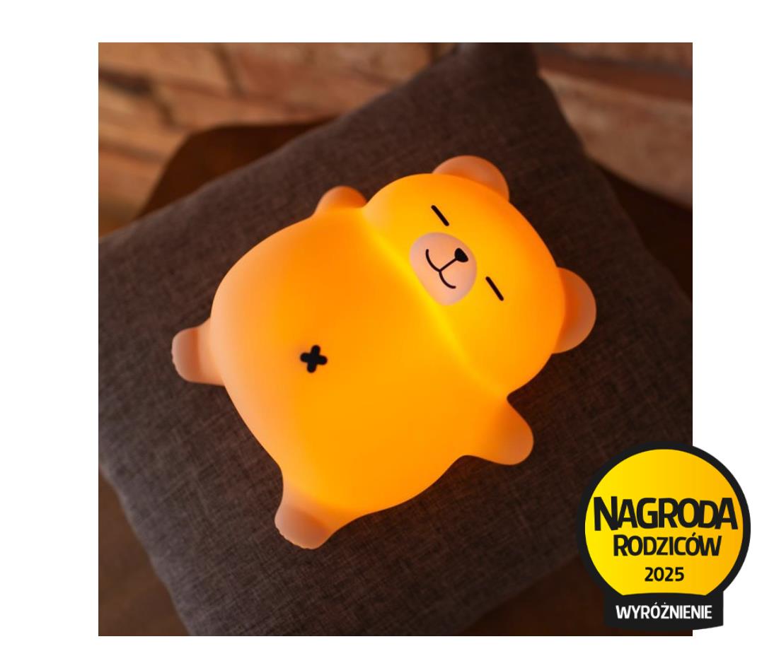 MARY'S Miś Chrapuś oddychająca lampka LED