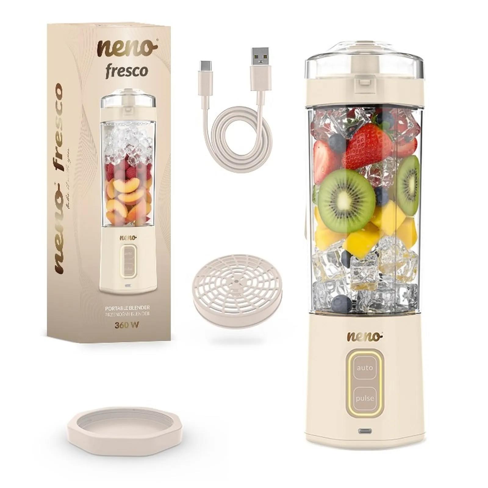 Neno, Fresco, przenośny blender, beżowy