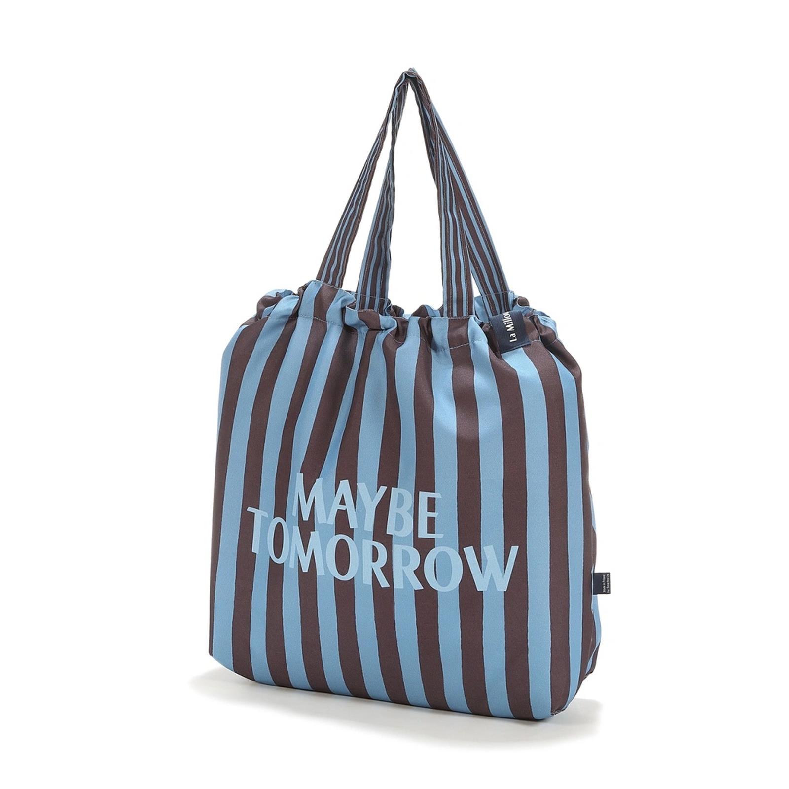 Torba Shopper Bag L STRIPES BLUE
