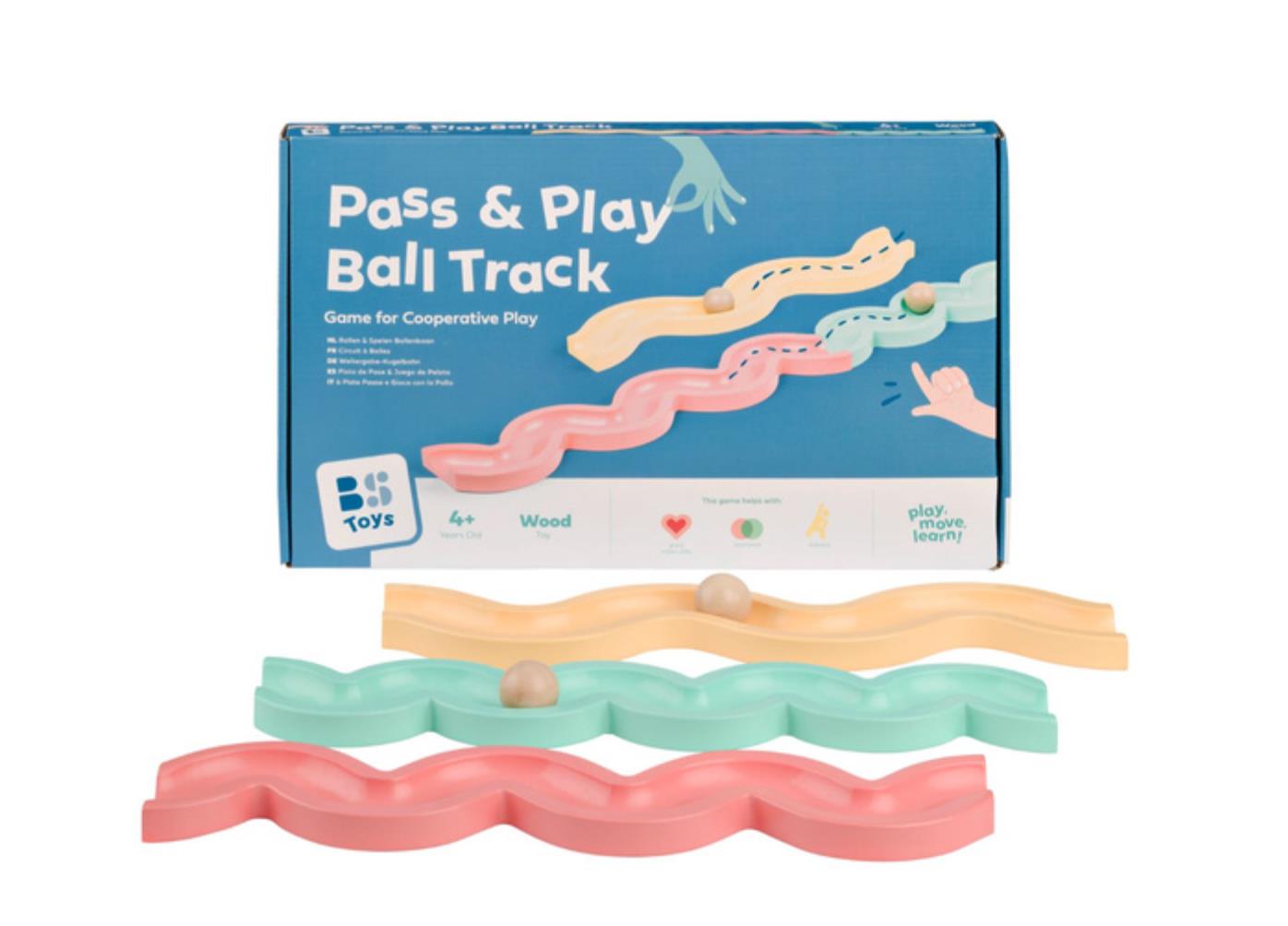 BS Toys, gra integracyjna Tor kulkowy Pass & Play