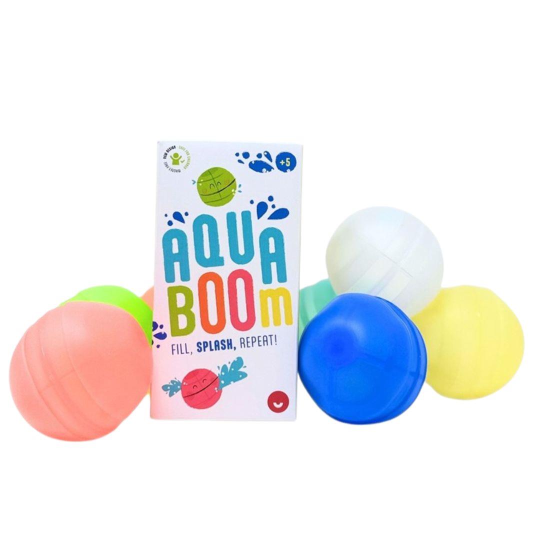 Aqua Boom - wodne bomby wielokrotnego użycia - 7 szt - Juegaconmigo