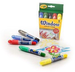  Kredki świecowe do rysowania po szkle Crayola