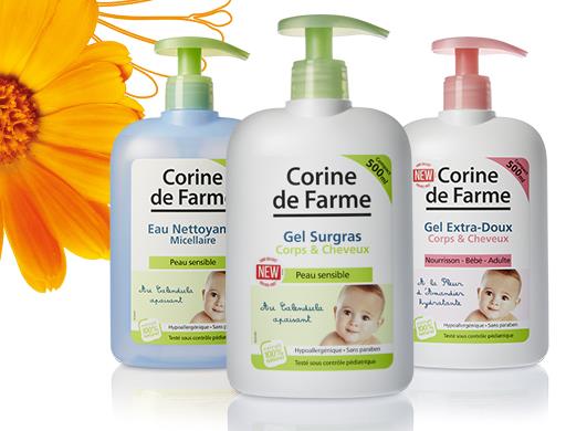 Kosmetyki francuskie Corine de Farme-Baby