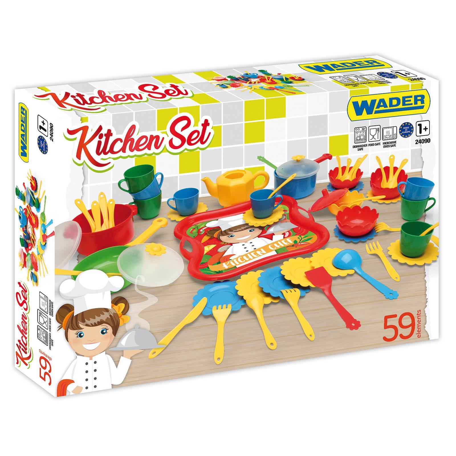 Zestaw kuchenny Kitchen Set 59 elementów